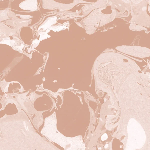 Kağıt üzerinde turuncu mermer mürekkep dokusu. Mermer taş resim.