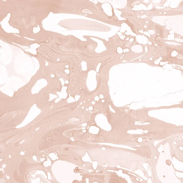 Kağıt üzerinde turuncu mermer mürekkep dokusu. Mermer taş resim.