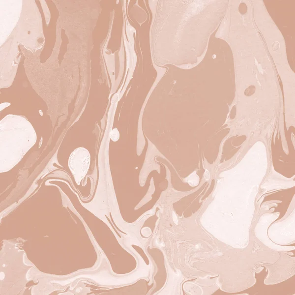 Kağıt üzerinde turuncu mermer mürekkep dokusu. Mermer taş resim.