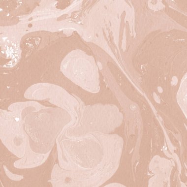 Kağıt üzerinde turuncu mermer mürekkep dokusu. Mermer taş resim.