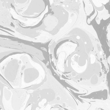 Gümüş rengi gri mermer arka planda boya lekeleri