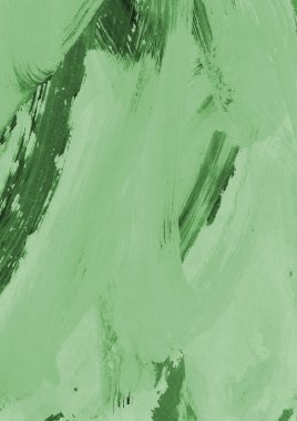 Yeşil Gouache dokusu, soyut arkaplan
