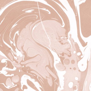 Kağıt üzerinde turuncu mermer mürekkep dokusu. Mermer taş resim.