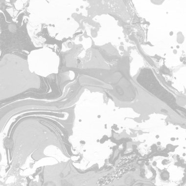 Gümüş rengi gri mermer arka planda boya lekeleri