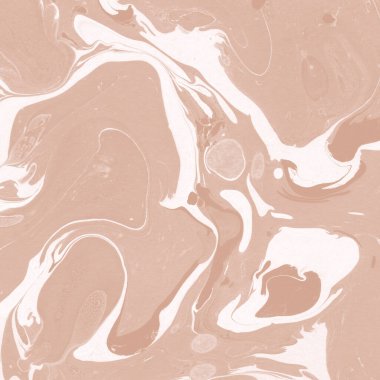 Kağıt üzerinde turuncu mermer mürekkep dokusu. Mermer taş resim.