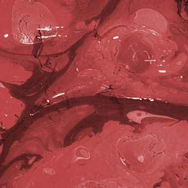 Boya desenli kırmızı mermer arkaplan
