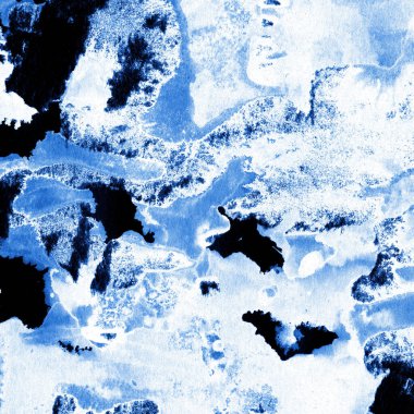 mavi mürekkep deseni lekeler, soyut arkaplan