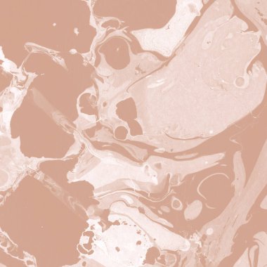 Kağıt üzerinde turuncu mermer mürekkep dokusu. Mermer taş resim.