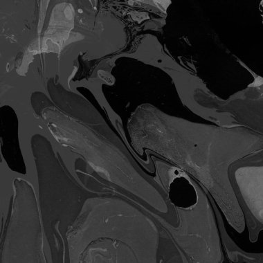 Kağıt arkaplanda siyah mermer mürekkep dokusu. Mermer taş resim.