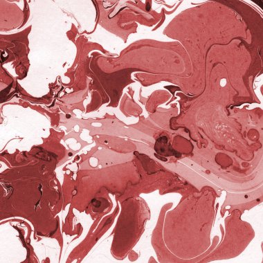 Boya desenli kırmızı mermer arkaplan