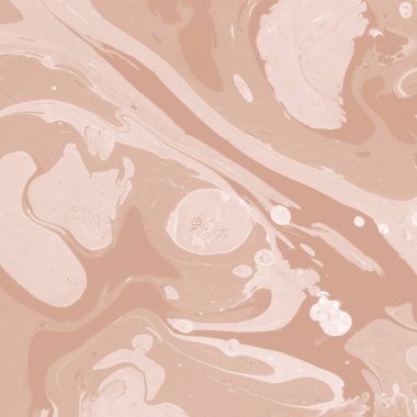 Kağıt üzerinde turuncu mermer mürekkep dokusu. Mermer taş resim.