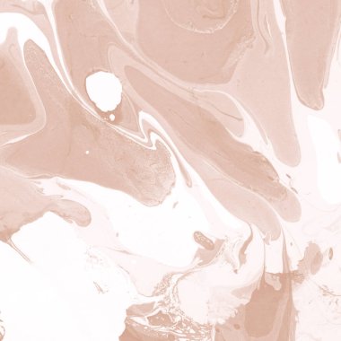 Kağıt üzerinde turuncu mermer mürekkep dokusu. Mermer taş resim.