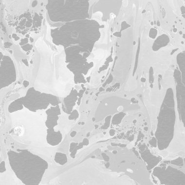 Gümüş rengi gri mermer arka planda boya lekeleri