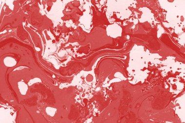 Boya desenli kırmızı mermer arkaplan