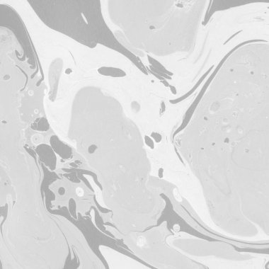 Gümüş rengi gri mermer arka planda boya lekeleri