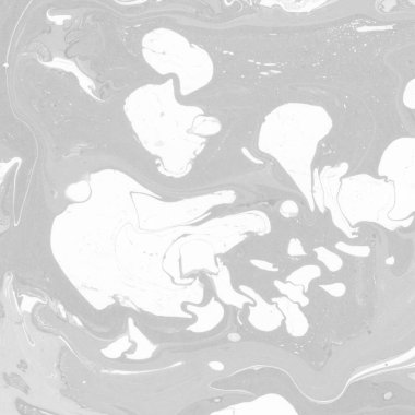 Gümüş rengi gri mermer arka planda boya lekeleri