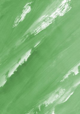 Yeşil Gouache dokusu, soyut arkaplan