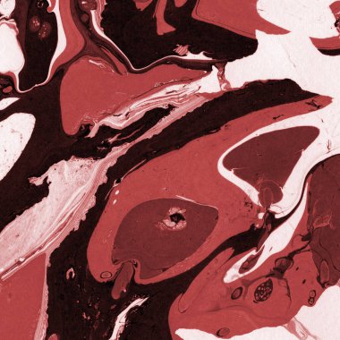Boya desenli kırmızı mermer arkaplan