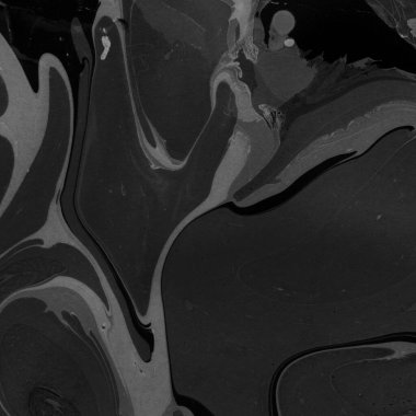 Kağıt arkaplanda siyah mermer mürekkep dokusu. Mermer taş resim.