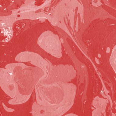 Boya desenli kırmızı mermer arkaplan