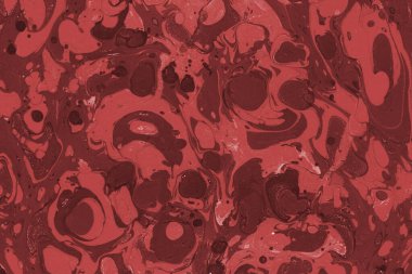Boya desenli kırmızı mermer arkaplan