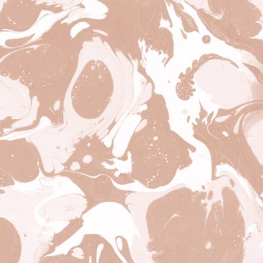 Kağıt üzerinde turuncu mermer mürekkep dokusu. Mermer taş resim.