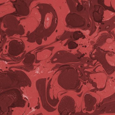 Boya desenli kırmızı mermer arkaplan
