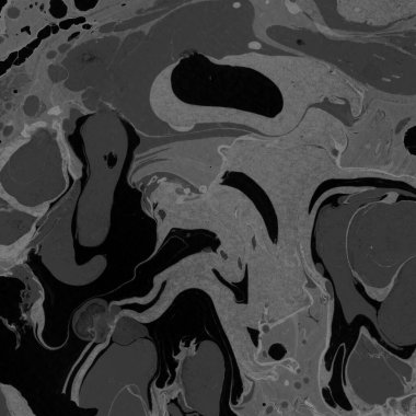 Kağıt arkaplanda siyah mermer mürekkep dokusu. Mermer taş resim.