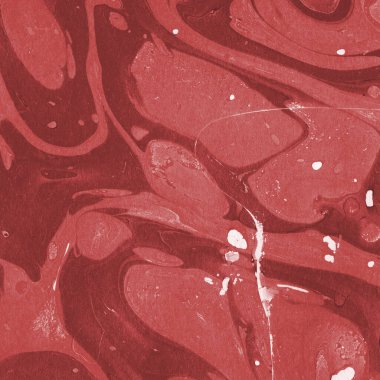 Boya desenli kırmızı mermer arkaplan