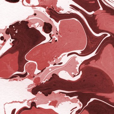 Boya desenli kırmızı mermer arkaplan