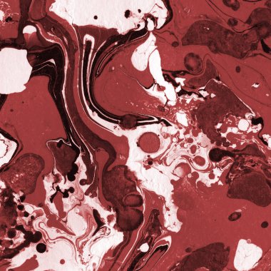 Boya desenli kırmızı mermer arkaplan