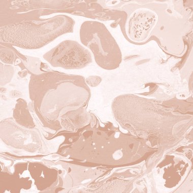 Kağıt üzerinde turuncu mermer mürekkep dokusu. Mermer taş resim.