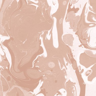 Kağıt üzerinde turuncu mermer mürekkep dokusu. Mermer taş resim.