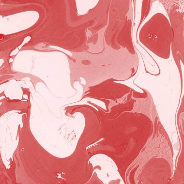 Boya desenli kırmızı mermer arkaplan