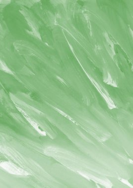 Yeşil Gouache dokusu, soyut arkaplan