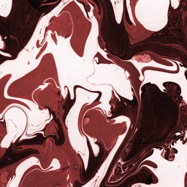 Boya desenli kırmızı mermer arkaplan