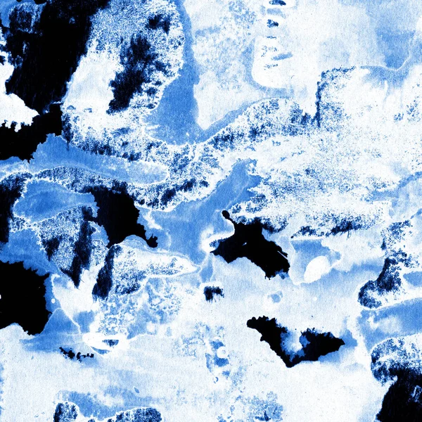 mavi mürekkep deseni lekeler, soyut arkaplan