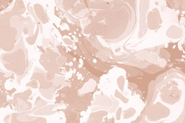 Kağıt üzerinde turuncu mermer mürekkep dokusu. Mermer taş resim.