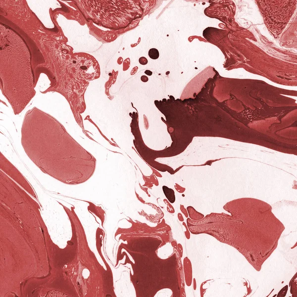 Boya desenli kırmızı mermer arkaplan