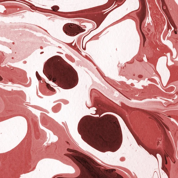 Boya desenli kırmızı mermer arkaplan