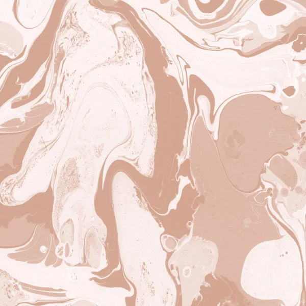 Kağıt üzerinde turuncu mermer mürekkep dokusu. Mermer taş resim.