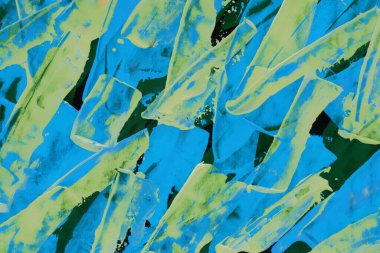 Yağlı boya ve fırça darbeleriyle soyut sanat arkaplanı