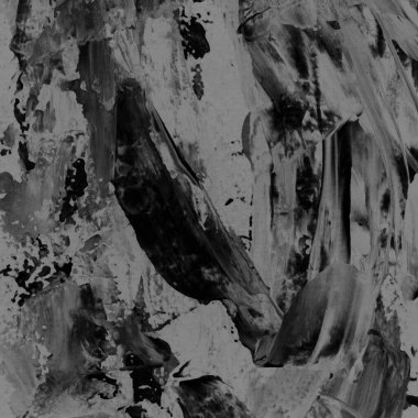 Duvardaki soyut suluboya resim