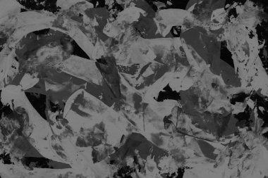 Siyah ve beyaz benekli soyut ve pürüzsüz desen