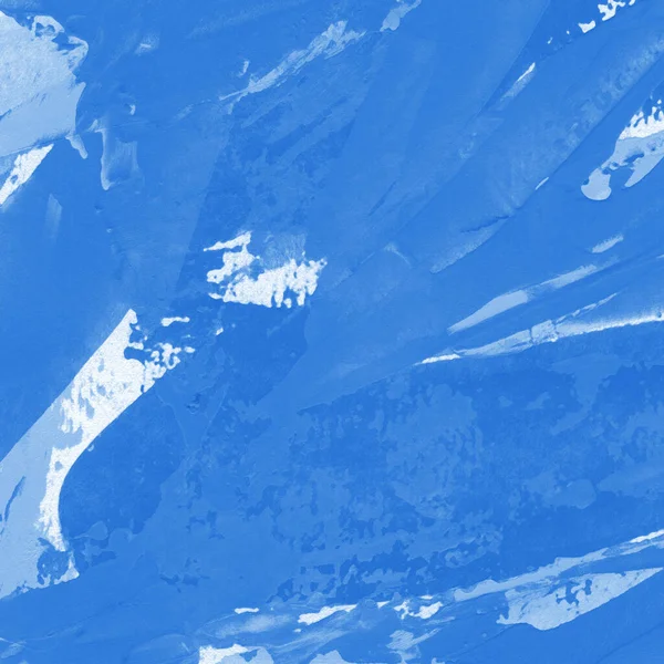 Πολύχρωμο Μπλε Ακρυλικό Χρώμα Χάρτινη Υφή Χαοτικός Αφηρημένος Οργανικός Σχεδιασμός — Φωτογραφία Αρχείου