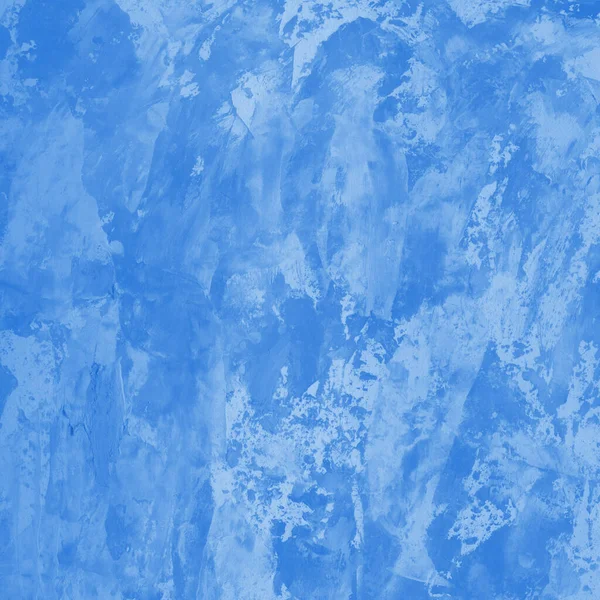 Fond Abstrait Acrylique Bleu — Photo