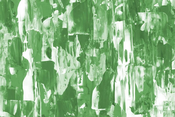 Fondo Patrón Abstracto Acrílico Verde — Foto de Stock