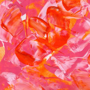 Soyut renkli akrilik doku, tam çerçeve arkaplan