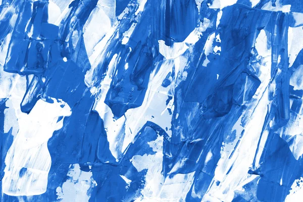 Fondo Patrón Abstracto Acrílico Azul — Foto de Stock
