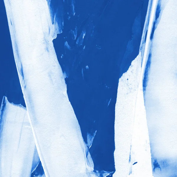 Fond Abstrait Acrylique Bleu — Photo